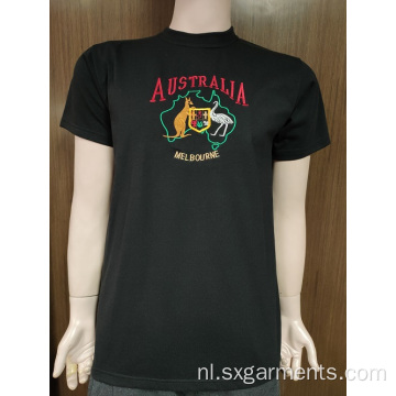 Aangepaste heren 100% katoenen T-shirt